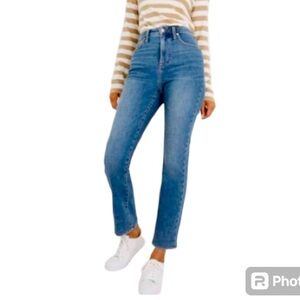 Madewell Slim Demi Boot Cotton Blend Jeans Size 30